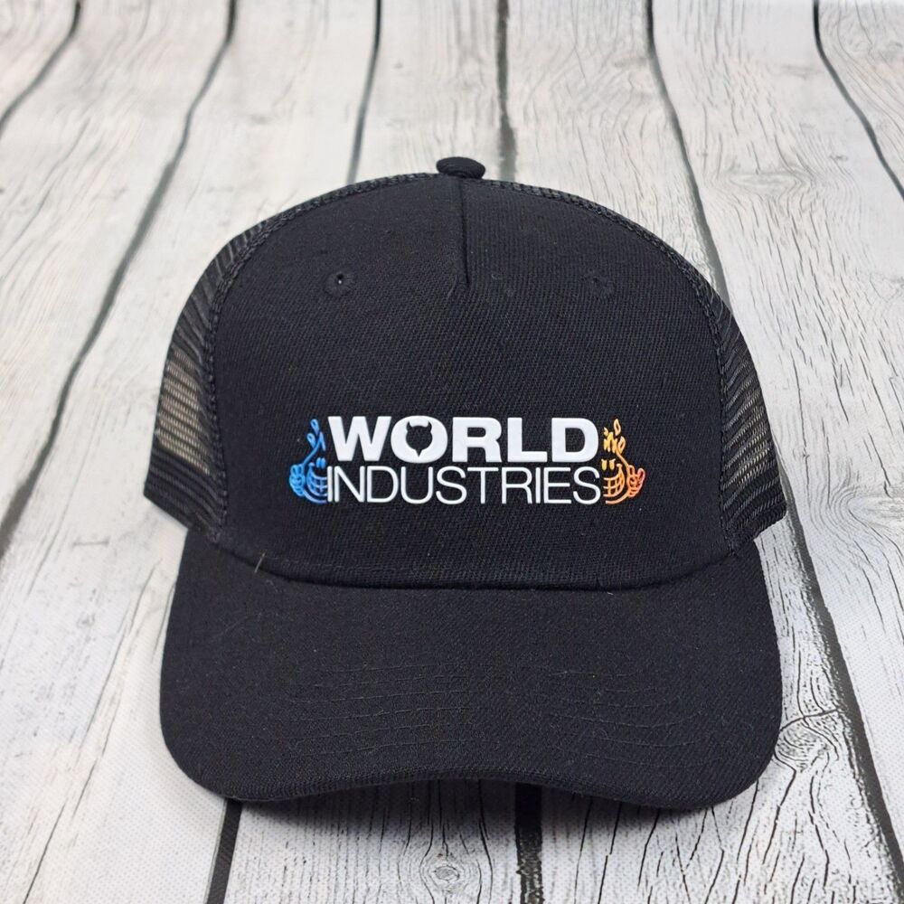 World Industries Devil Logo Trucker Hat Cap Snapback